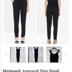Madewell Elegant Black Jumpsuit